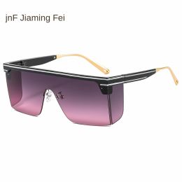 one-piece rimmed sunglasse personality letters Cross border sunglasses Manufacturer direct sales glasses
