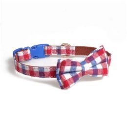 New Dog Collar Set (size: M, color: Red White Collar)