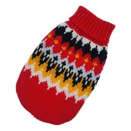 Christmas cat and dog sweaters (size: L Within 1.5-2.5Kg, color: Happy)