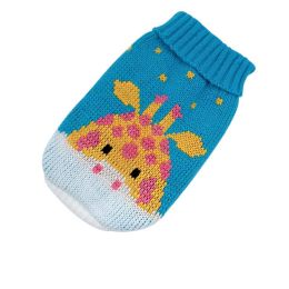 Christmas cat and dog sweaters (size: L Within 1.5-2.5Kg, color: Blue Deer)
