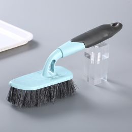 Bathroom ceramic tile cleaning brush Bathroom dead corner cleaning brush Color multipurpose cleaning brush Spot wholesale (Colour: Blue, Specifications: 13*8*9)