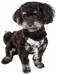 Pet Life 'Bonatied' Mesh Reversible And Breathable Adjustable Dog Harness W/ Designer Neck Tie (size: X-Small, color: Camo)